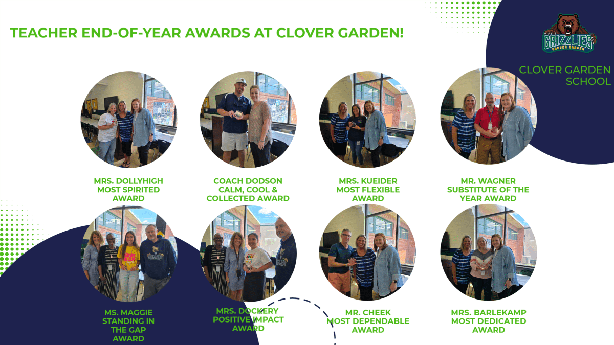 Teacher EndofYear Awards at Clover Garden! Clover Garden School