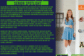 Senior Spotlight graphic for Chloe Welch highlighting her plans to pursue nursing, her leadership and extracurricular involvement, and a photo of her standing in a blue dress with smaller images showing her growth throughout her time at Clover Garden School.