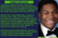 Senior Spotlight poster for Jaylan Hicks featuring his senior portrait, school-themed blue and green design, text about his plans to attend trade school for HVAC, and small childhood photos in the corner.