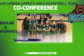 Graphic celebrating Clover Garden Varsity Girls Basketball Team as co-conference regular season and conference champions, featuring a team photo of players and coaches holding a trophy on a gym court with green Grizzlies-themed background and school logo.