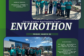 Clover Garden School students pose outdoors in green Envirothon team shirts after a competition. The graphic highlights Clover Garden Envirothon teams from March 22, showing middle school and high school groups with their awards and competition placements.