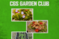 CGS Garden Club graphic with a green background, Clover Garden School branding, and three photos showing homegrown microgreens and radishes from the club’s first harvest.