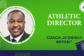 Clover Garden School staff graphic featuring Coach Ja’Oshua Bryant, athletic director, with his portrait on a bright green background and the CGS Grizzlies logo.