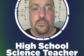 Welcome graphic featuring Emmette Cox, Clover Garden School’s High School Science Teacher, with his portrait and the CGS Grizzlies logo in navy, green, and white.